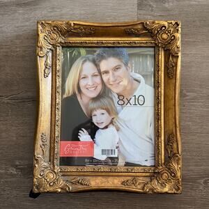 Gold Ornate Picture Frame Vintage Inspired NEW 8X10